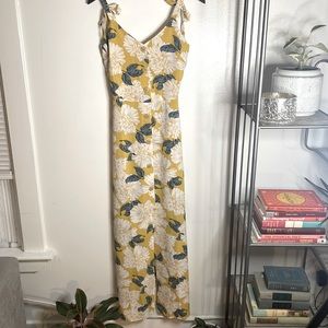 Yellow Floral Dress